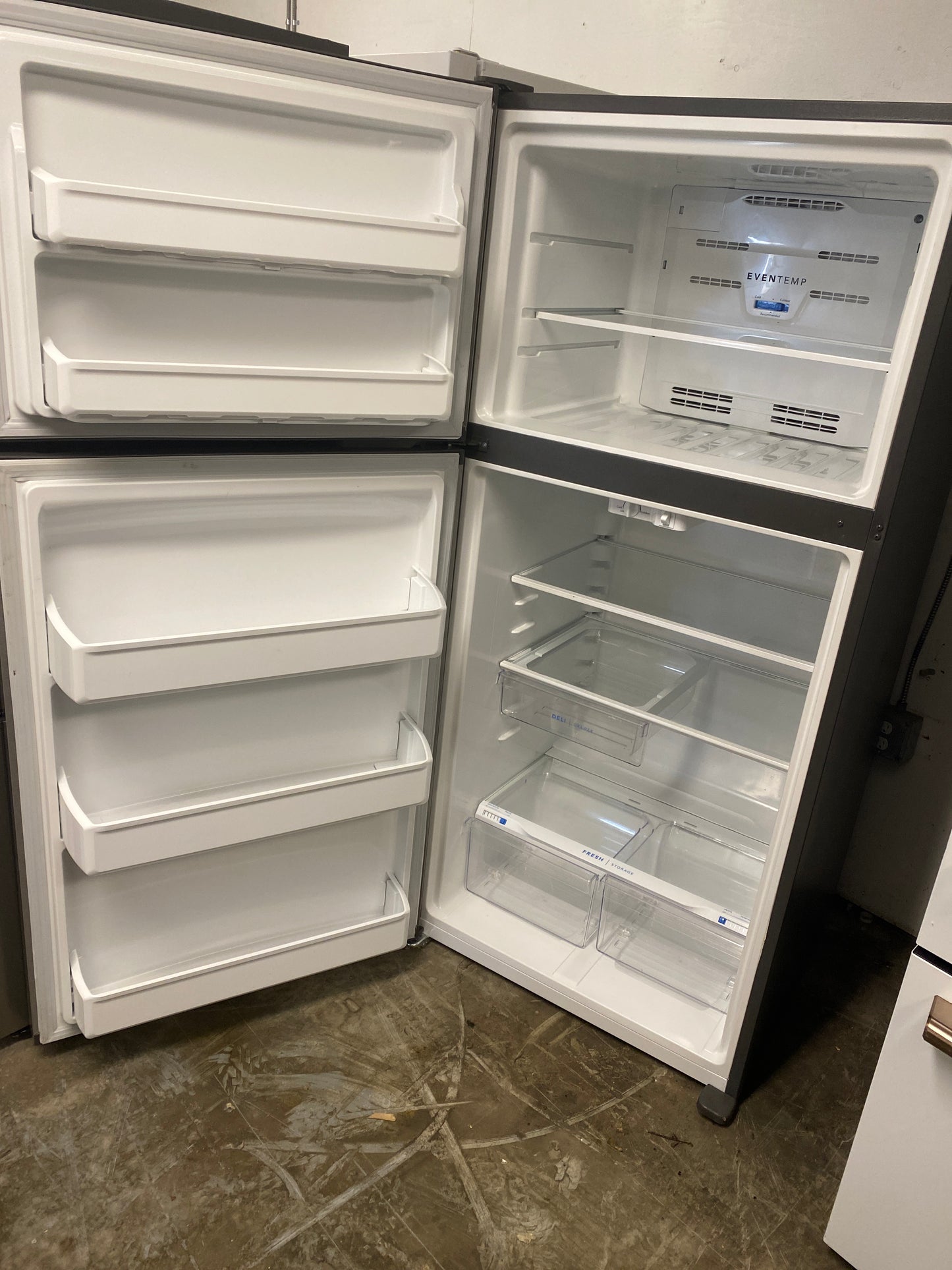 Frigidaire 30” Wide Stainless Steel Top Freezer Refrigerator
