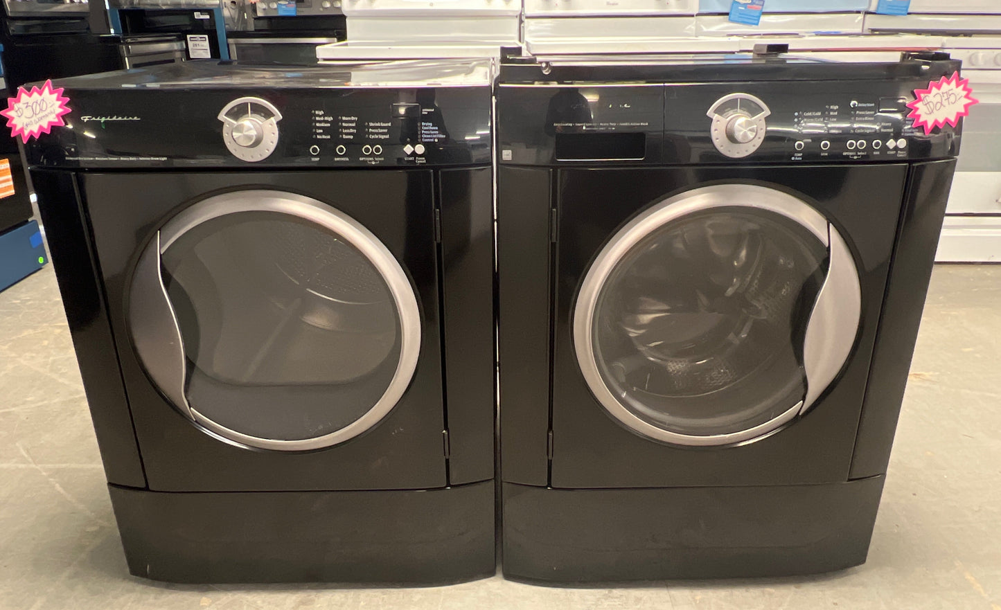 Frigidaire Electric Front Load Washer Dryer Set