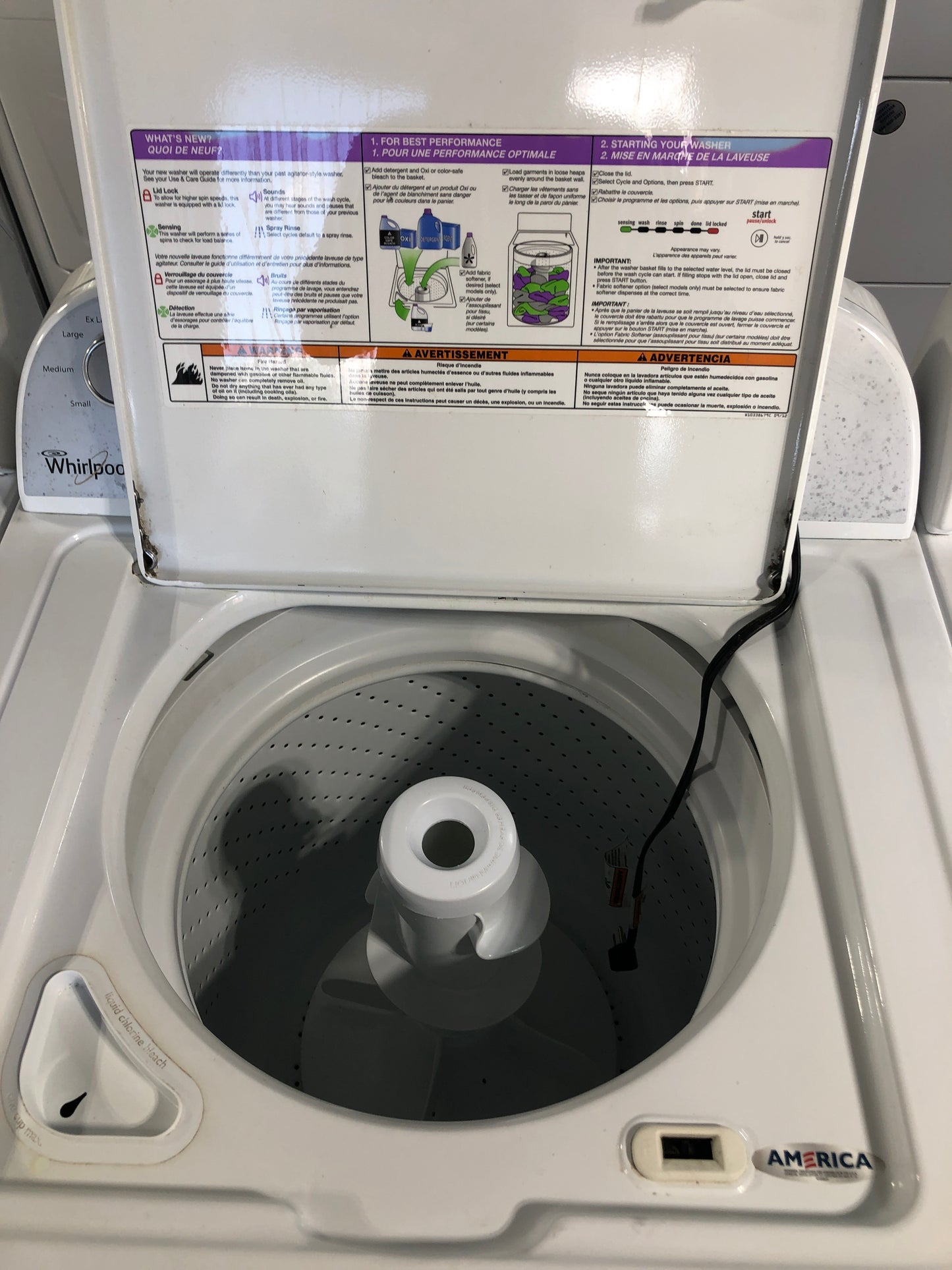 Whirlpool Top Load Washer