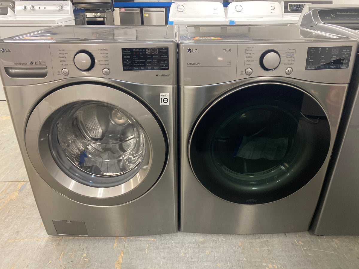 LG Front Load Washer & Natural Gas Dryer Set