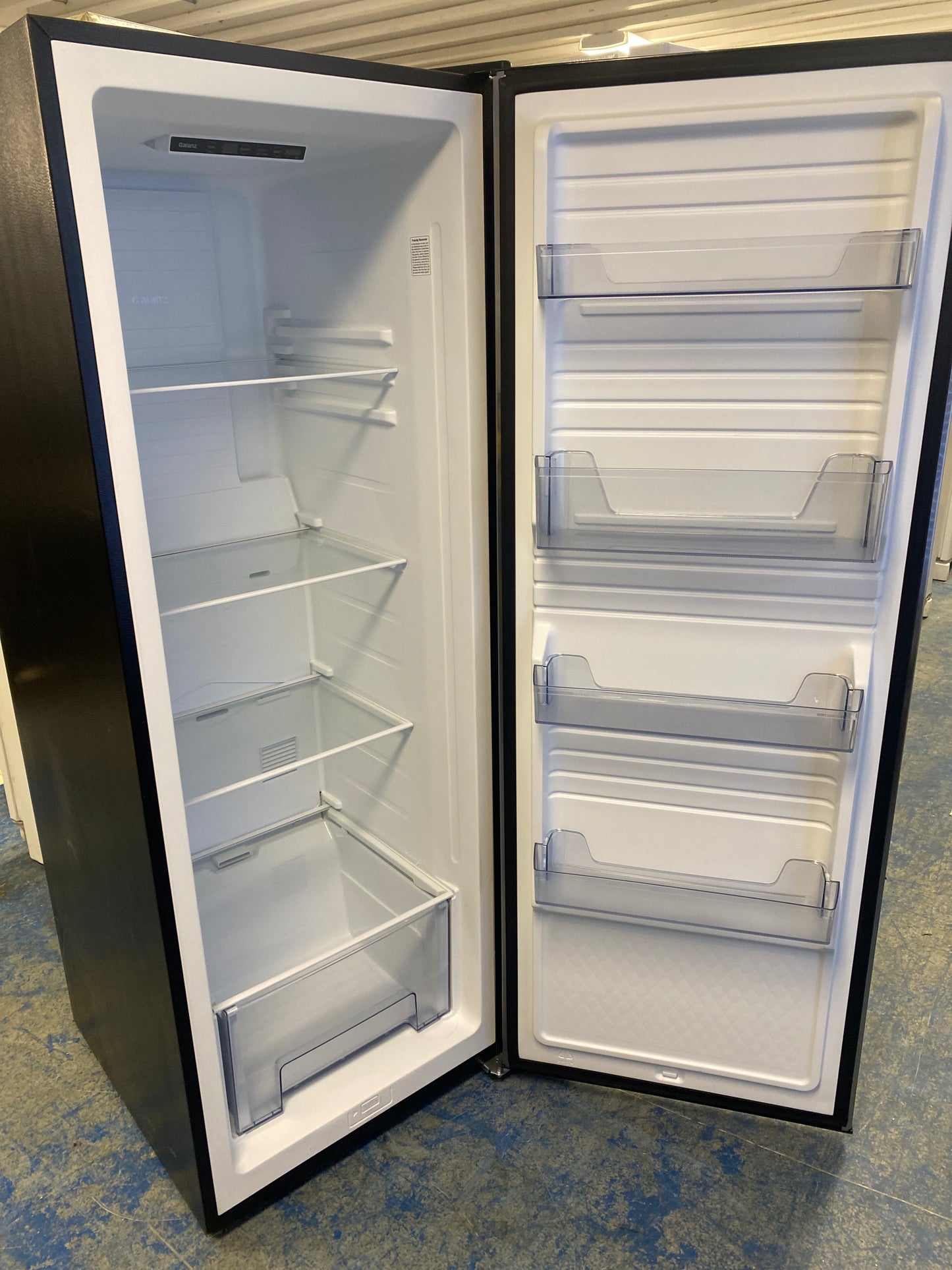 Galanz 12 cu. ft. Upright Convertable Refrigerator Freezer