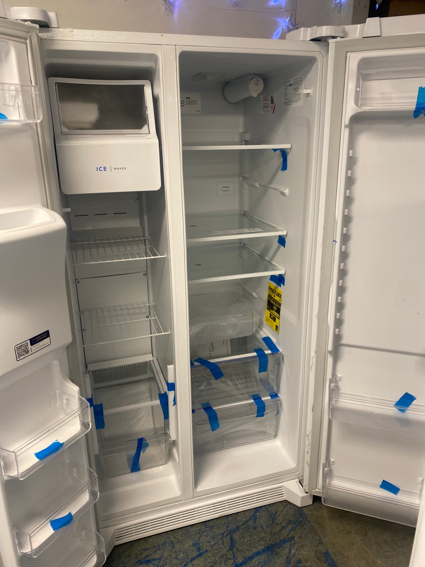 Frigidaire 36” wide Side-by-Side Refrigerator