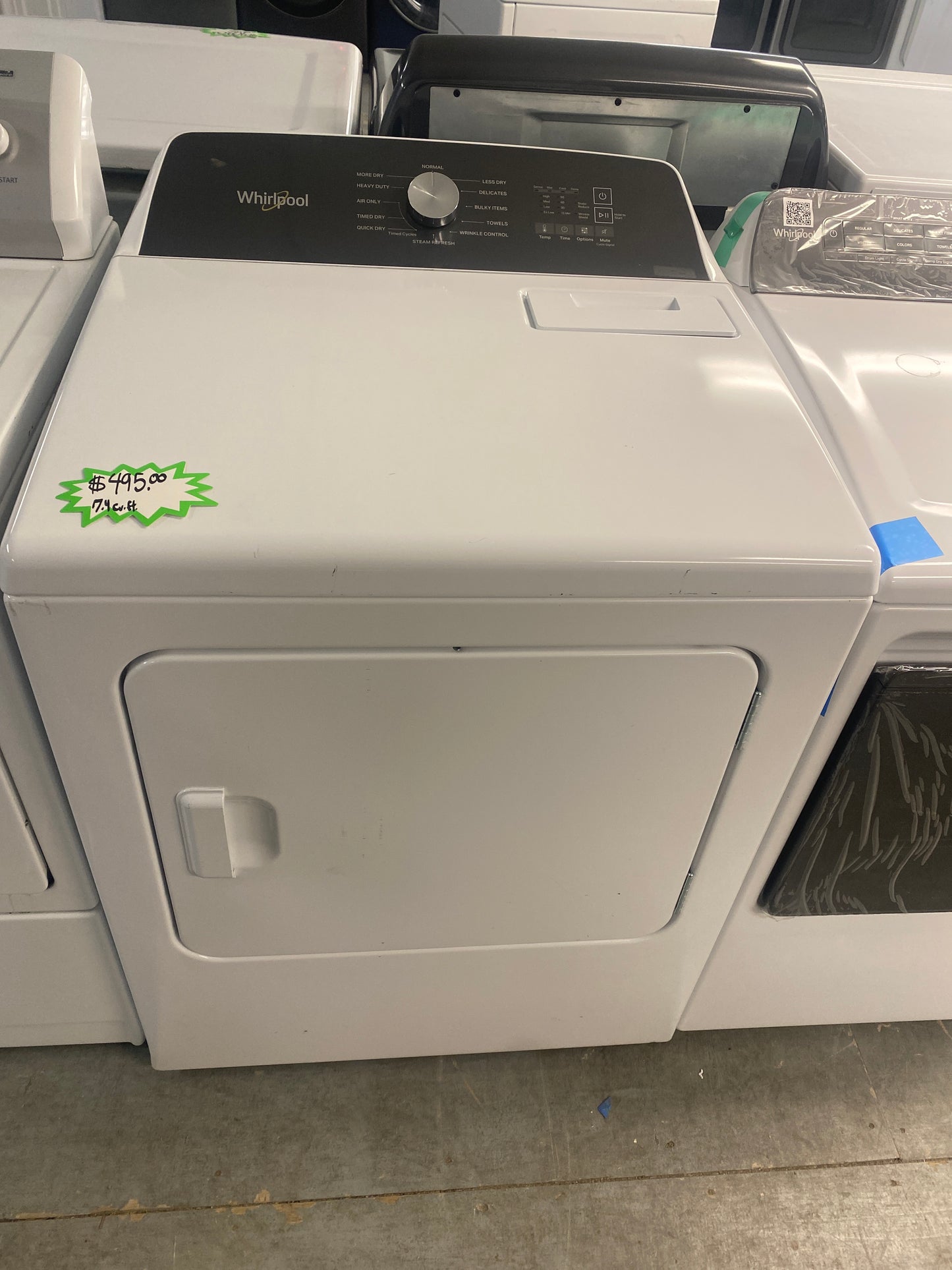 Whirlpool 7.4 cu. ft. Capacity Electric Dryer