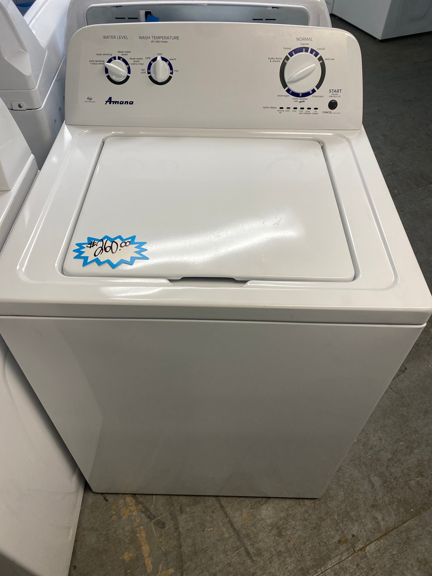 Amana Top Load Washer