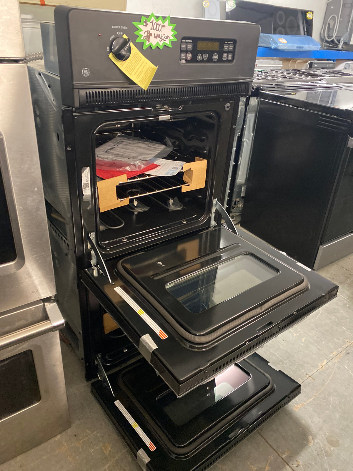 GE 24” stainless steel Double Wall Oven