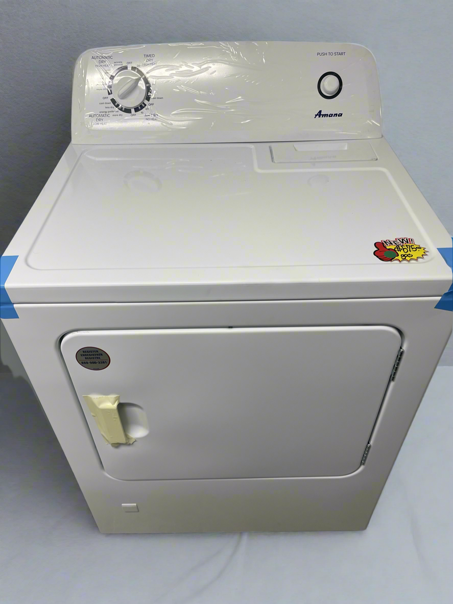 NEW!! Amana 6.5 cu. ft. Natural Gas Dryer