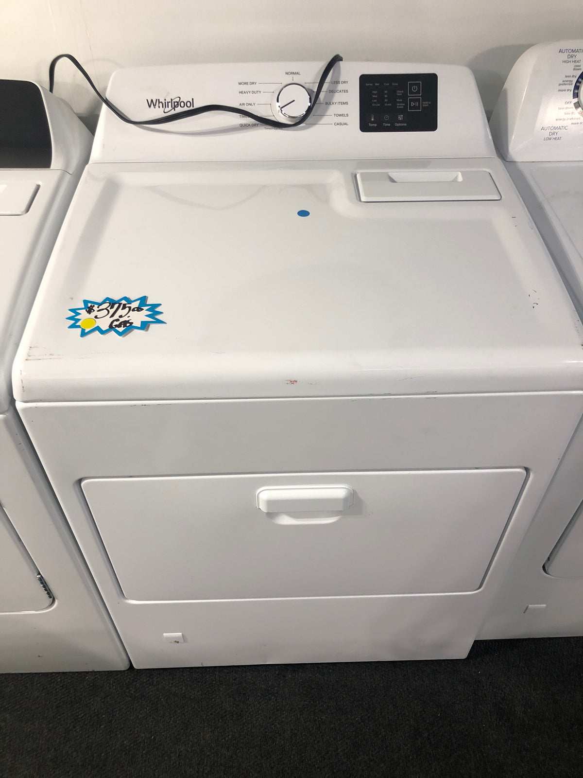 Whirlpool gas dryer
