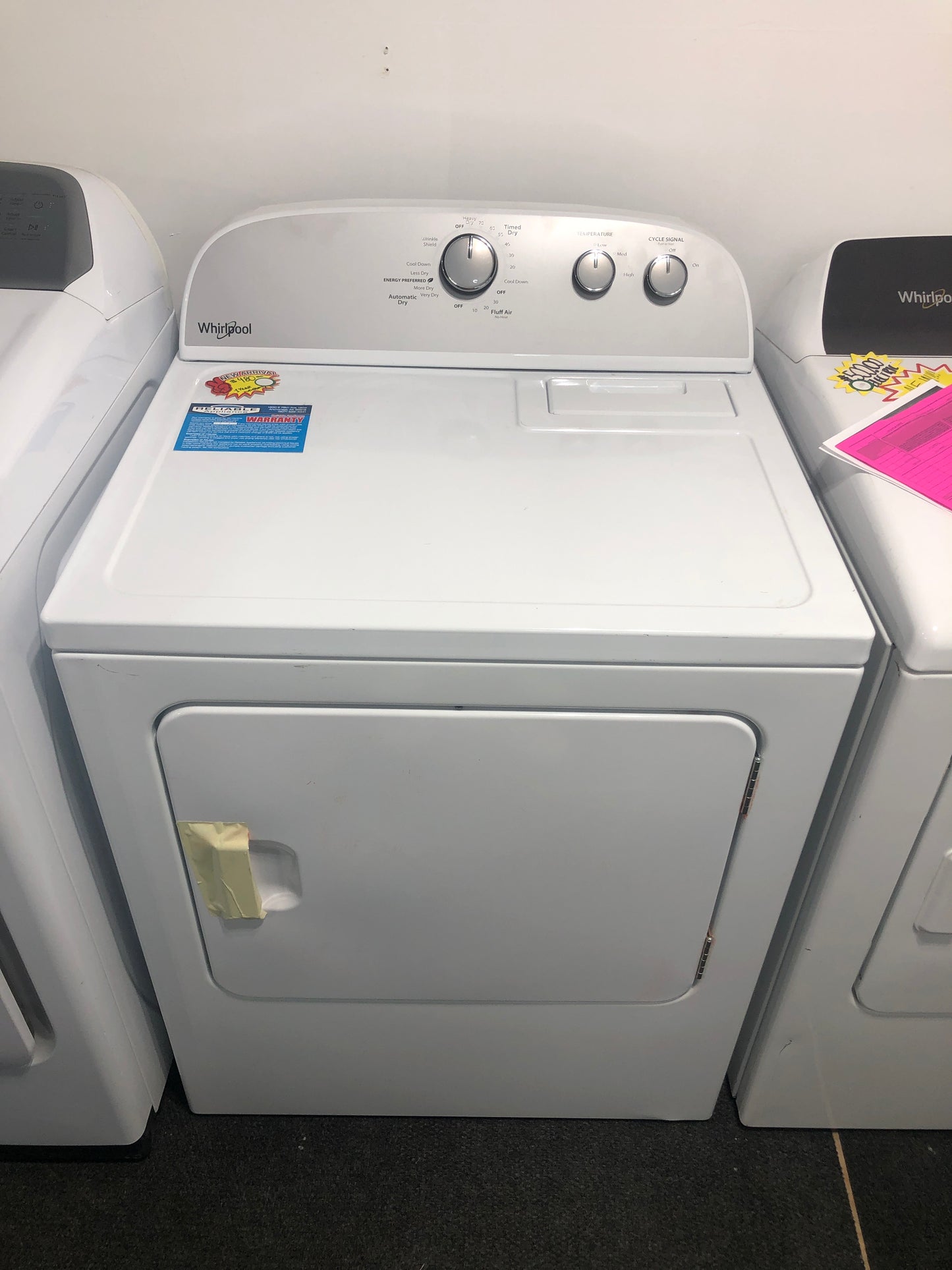New!! Whirlpool Electric Dryer