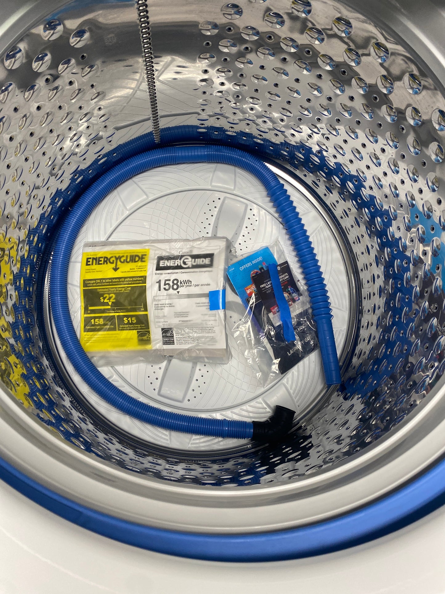 New!!! GE 5.0 cu. ft. Top Load High Efficiency Washer