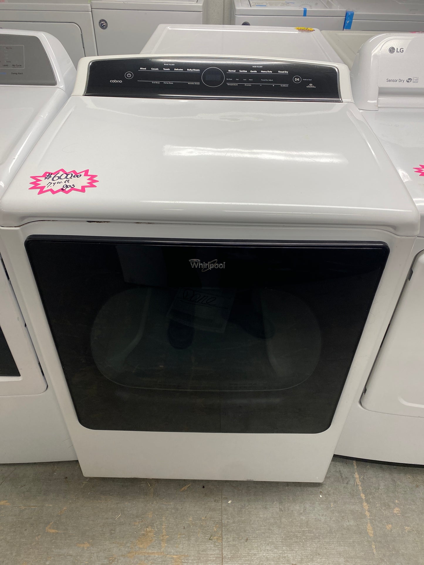 Whirlpool 7.4 cu. ft. Capacity Natural Gas Dryer