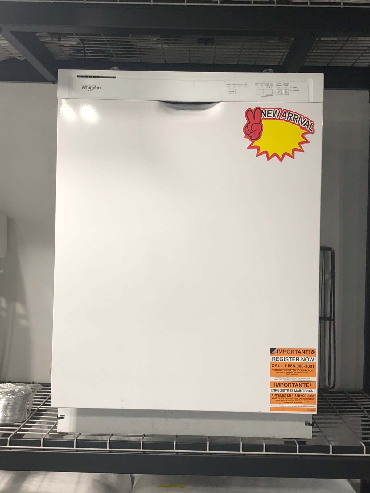 Whirlpool White Basic Dishwasher