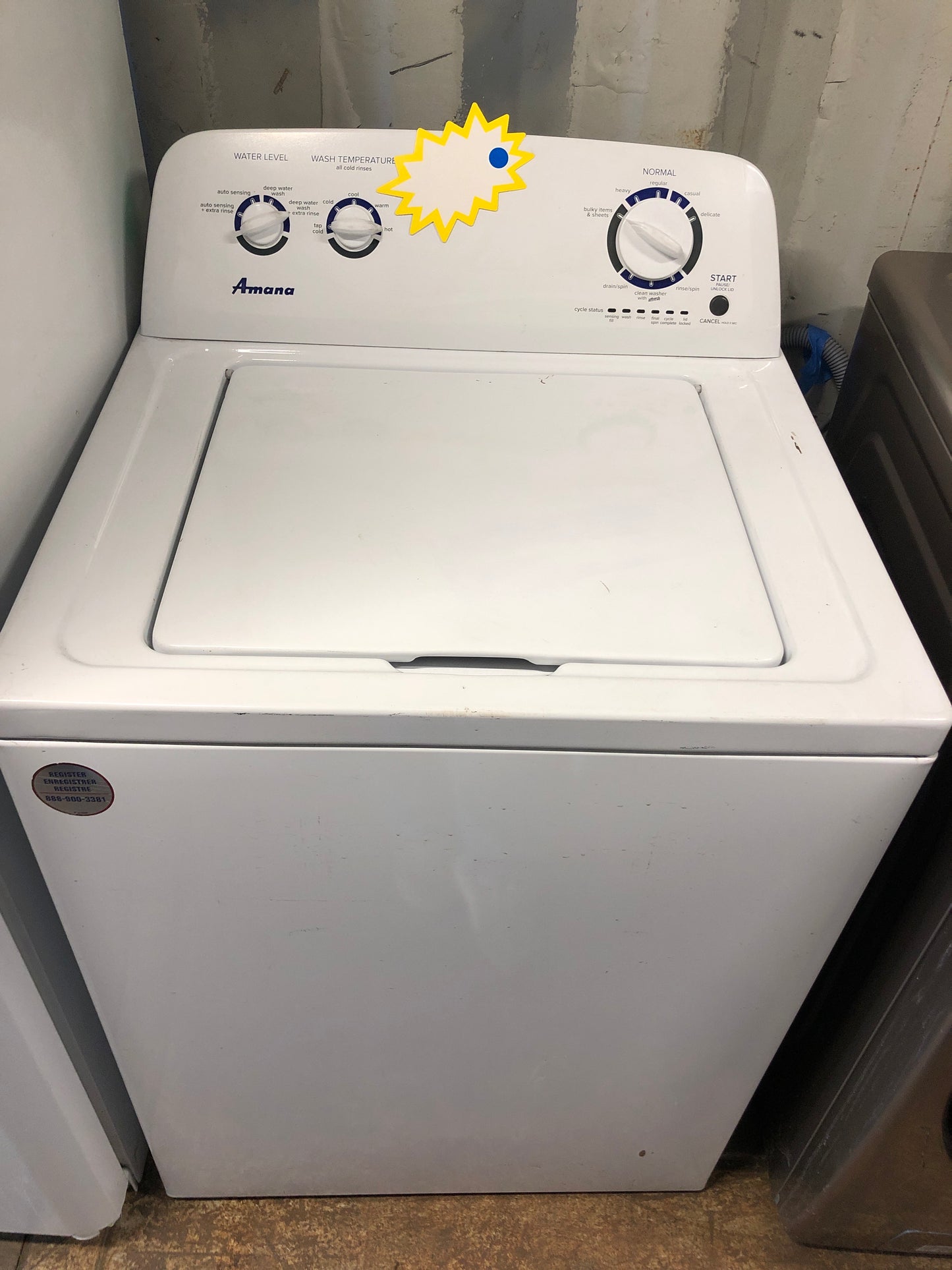 Amana Top Load Washer