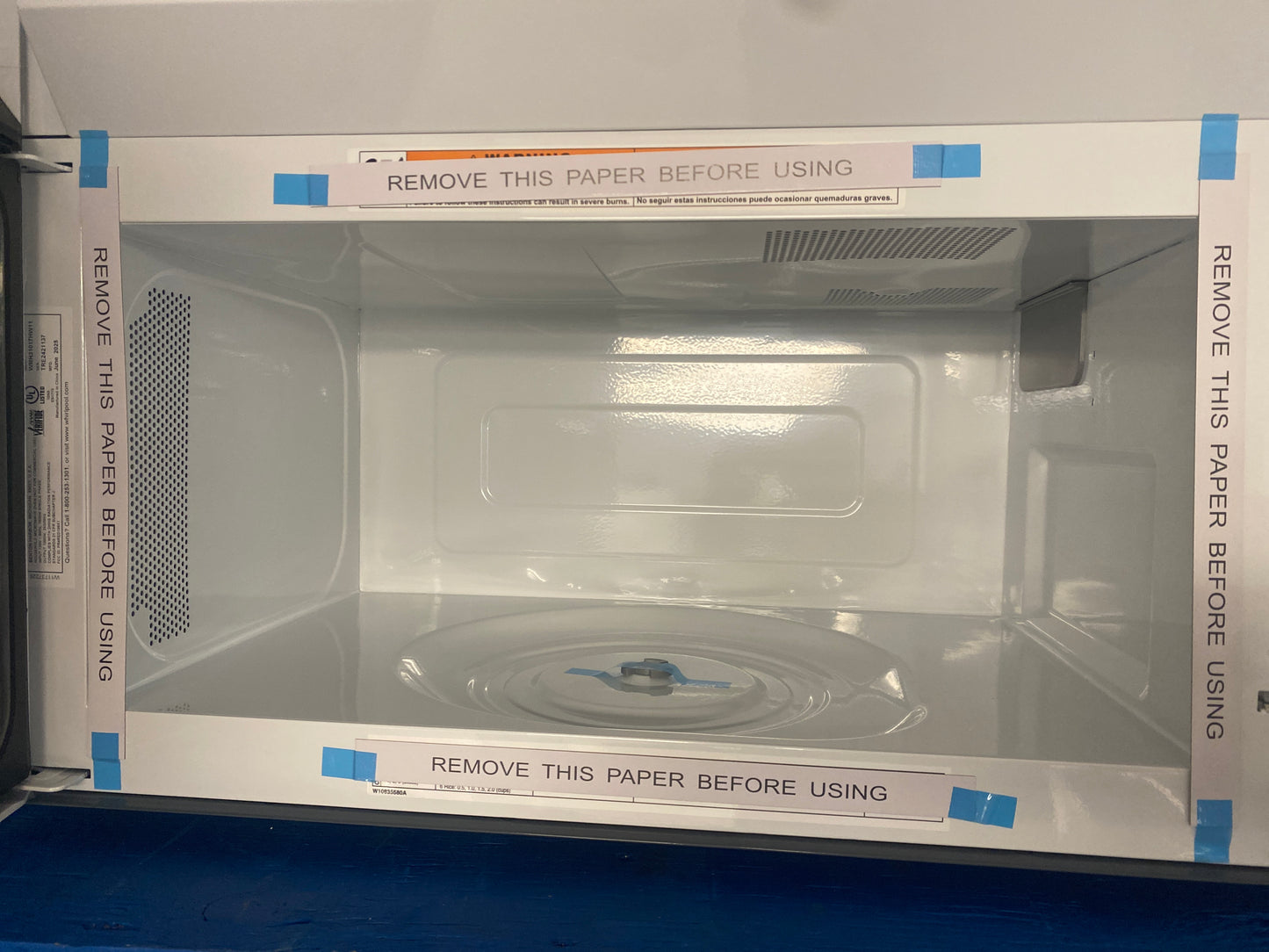 New!! Whirlpool 30” Over-the-Counter Microwave