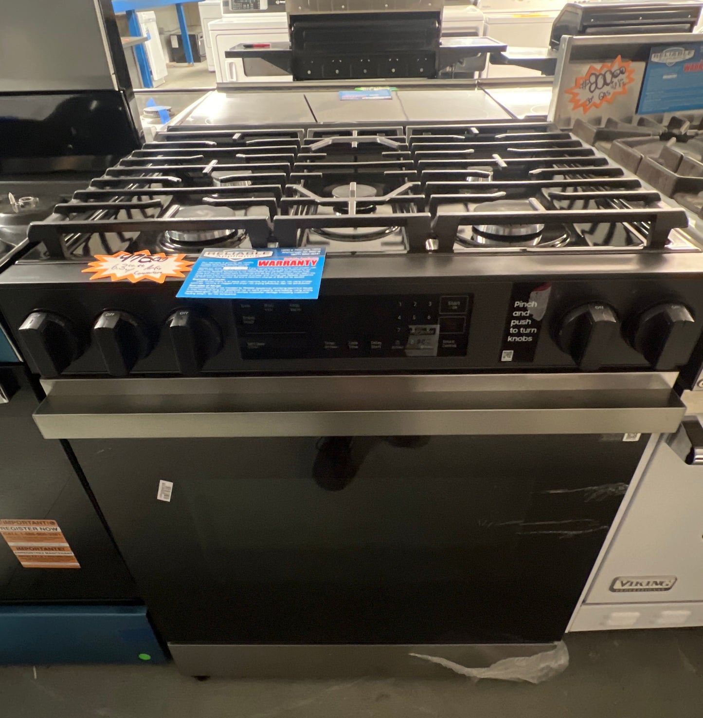 Samsung Gas Range 6.3 cu. ft. Air Fryer/Convection