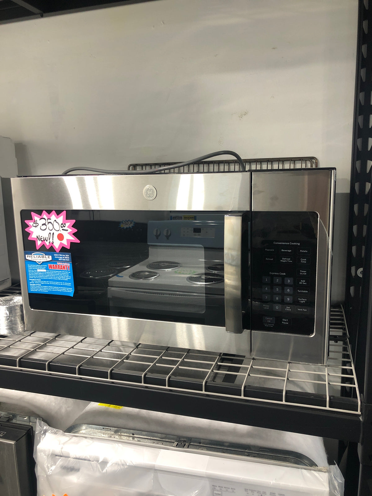 New! GE Over The Range Microwave
