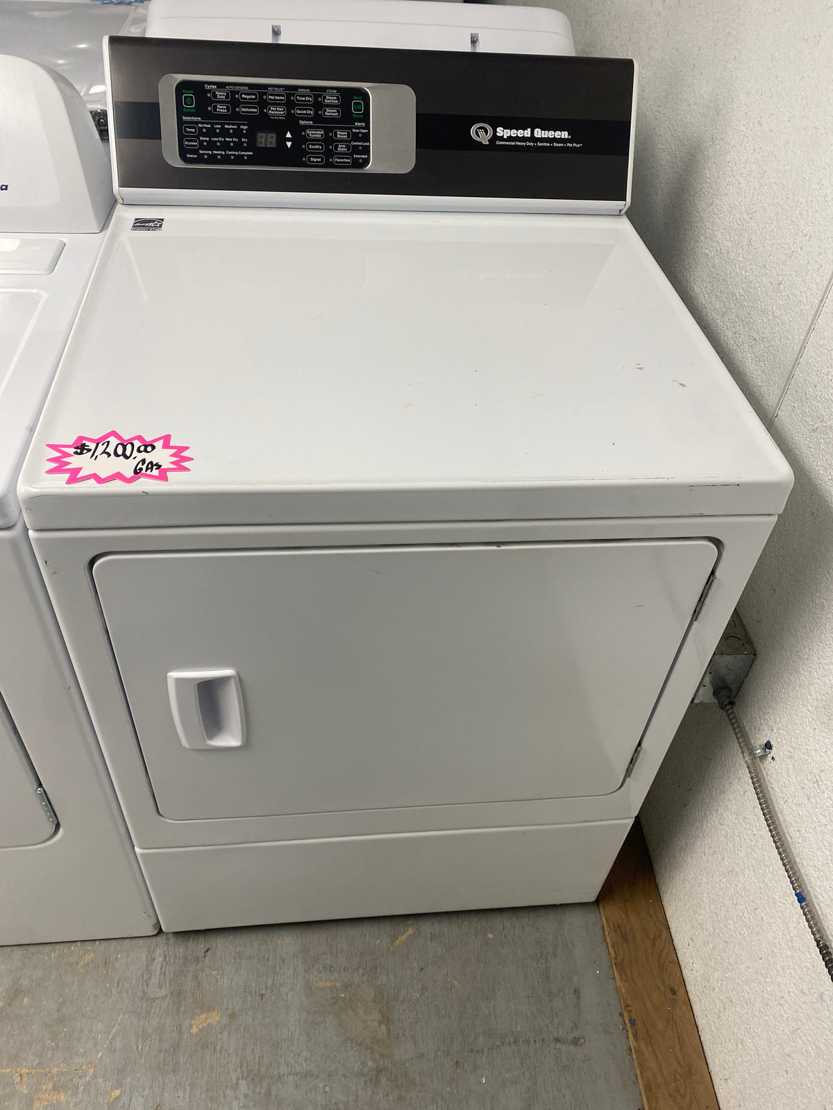 Speed Queen 6.5 cu. ft. Natural Gas Dryer