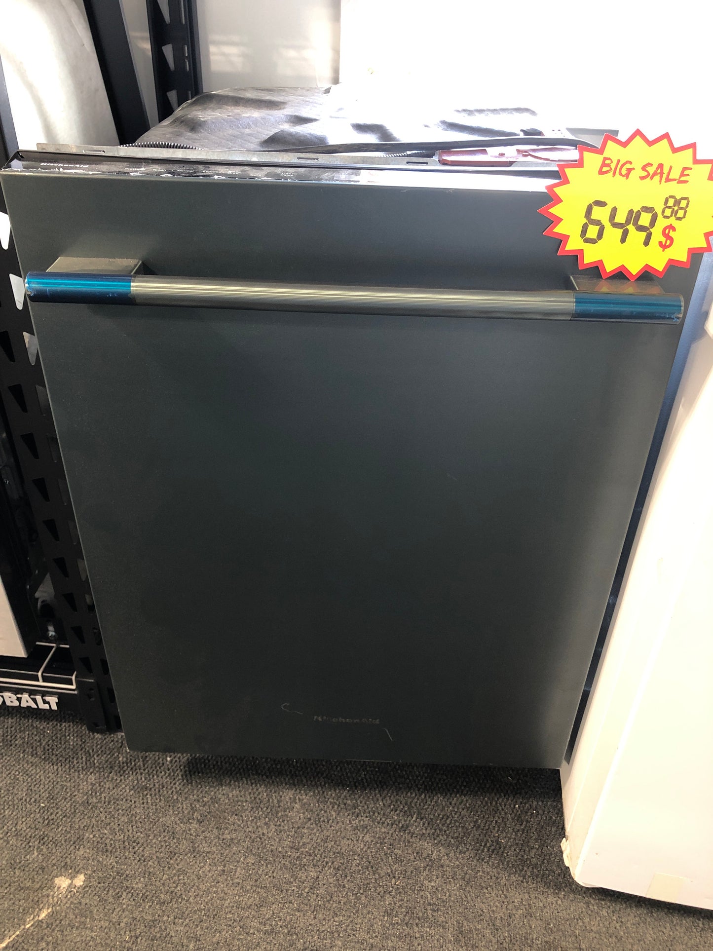 NEW!! 24” KitchenAid Black Dishwasher