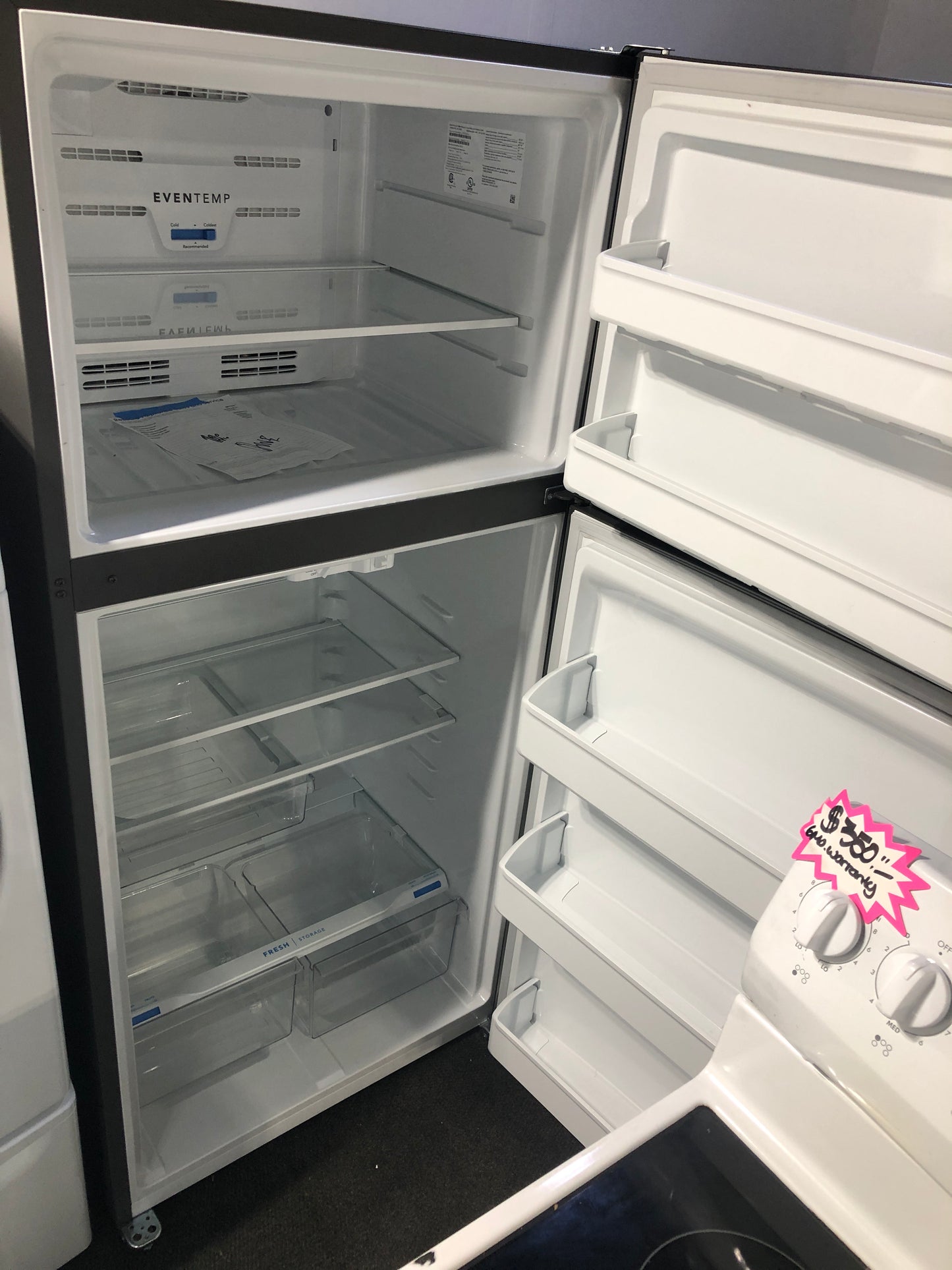 18.7 Cu. Ft Stainless Top Freezer Frigidaire Refrigerator