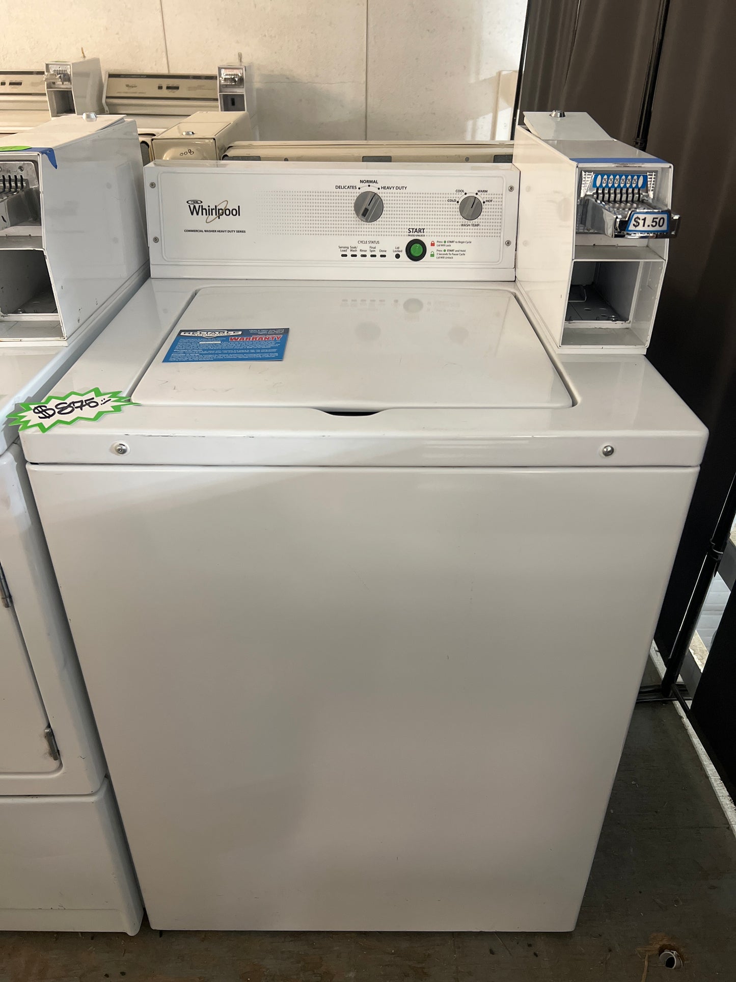 Whirlpool Coin Op Washer