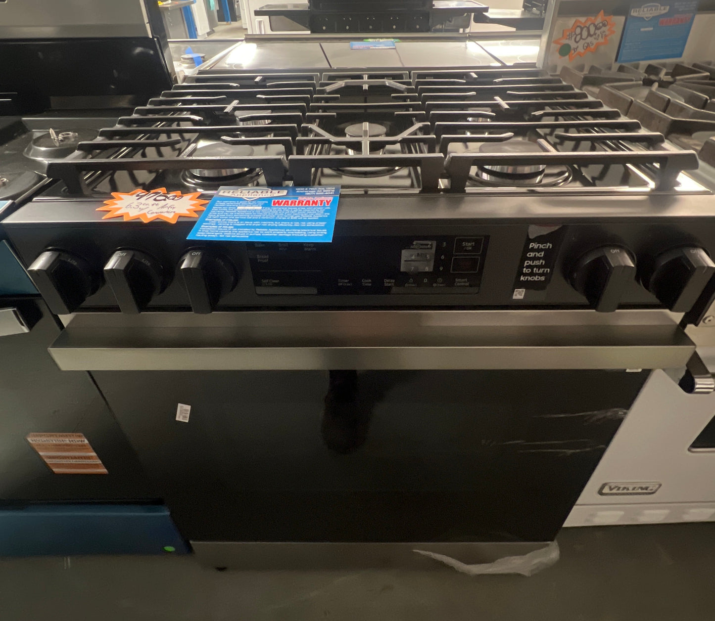 Samsung Gas Range Air Fryer/Convection 6.3 cu. ft.