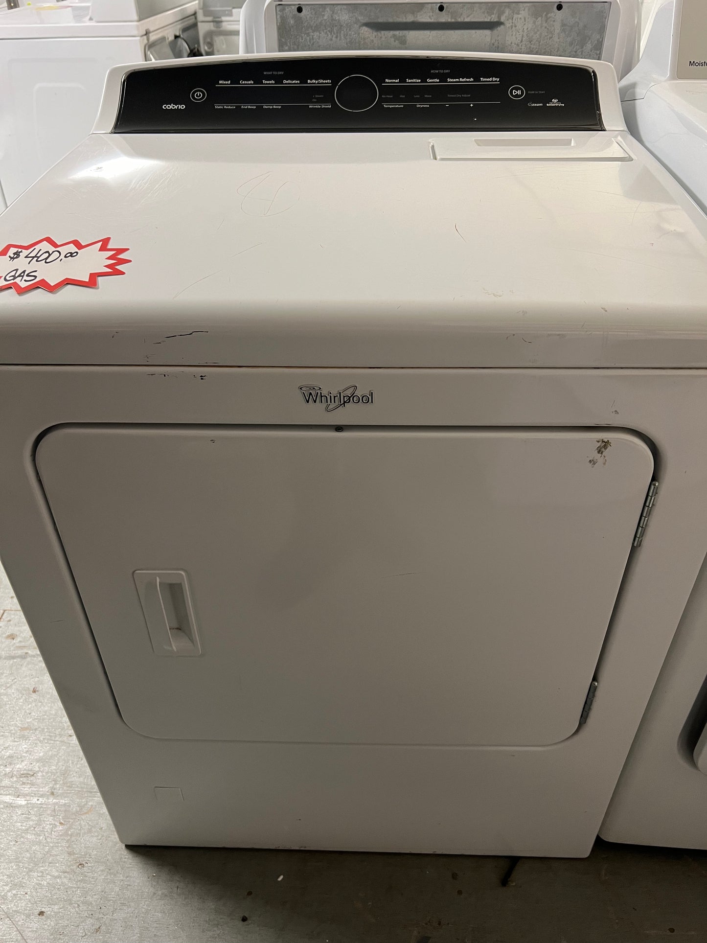 Whirlpool Cabrio Gas Dryer