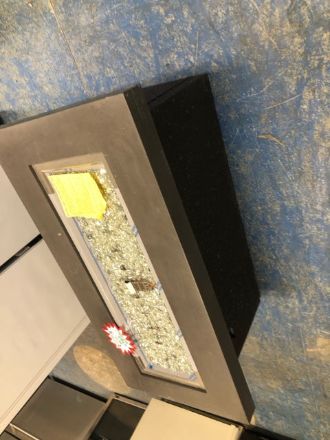 Grey Key Largo Linear Gas Fire Pit Table