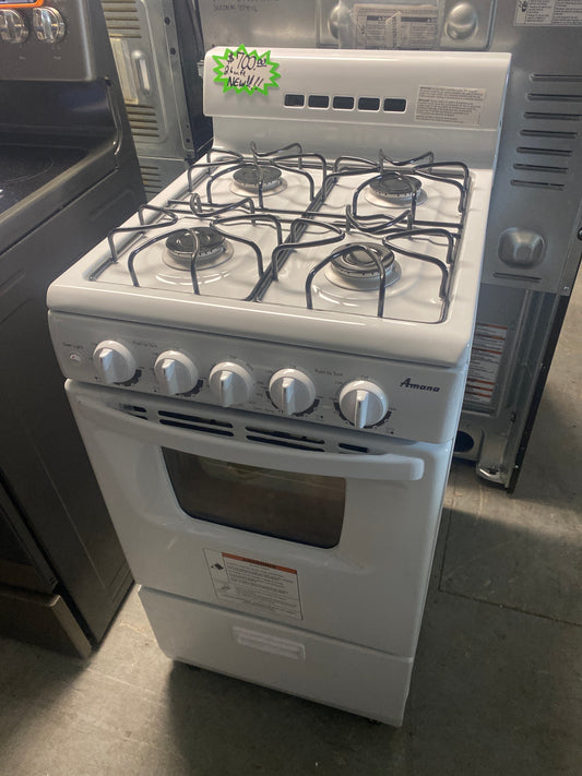 Amana 20” 2.6 cu. ft. Natural Gas Range