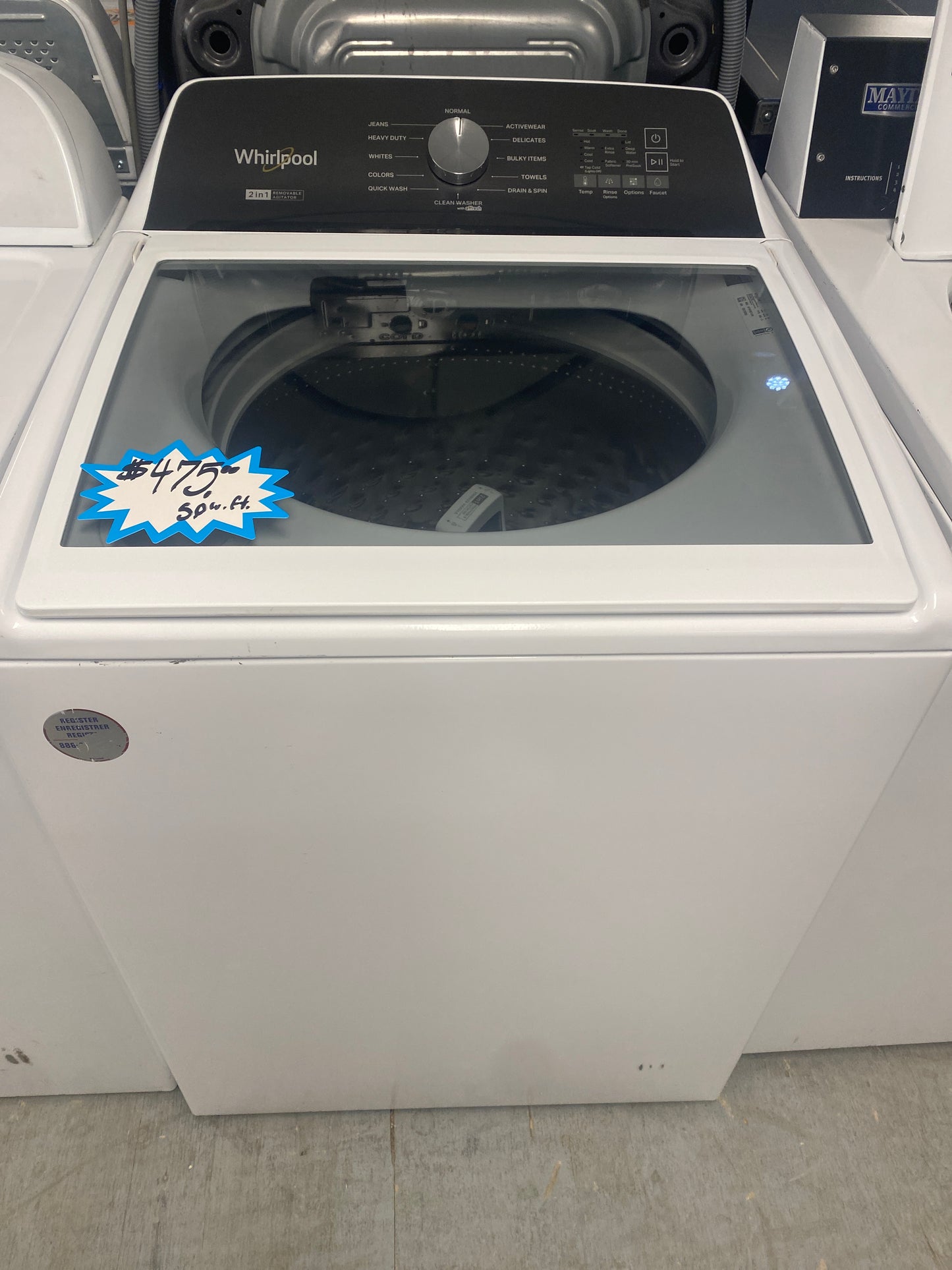 Whirlpool 5.0 cu. ft. Top Load Washer
