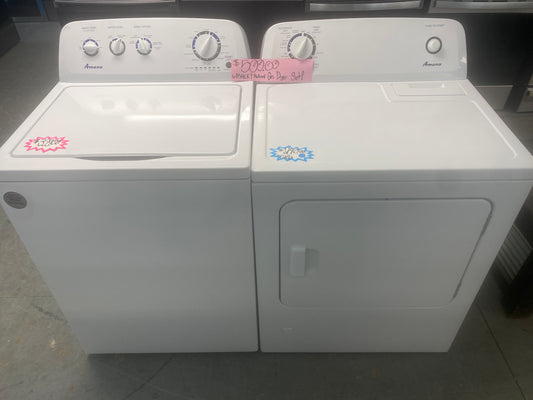 Amana Washer & 6.5 cu. ft. Electric Dryer Set