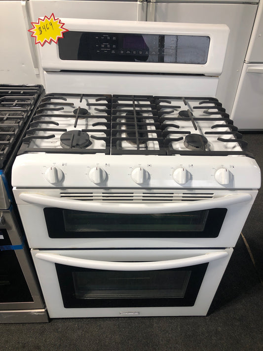 5 Burner KitchenAid Double Oven Range