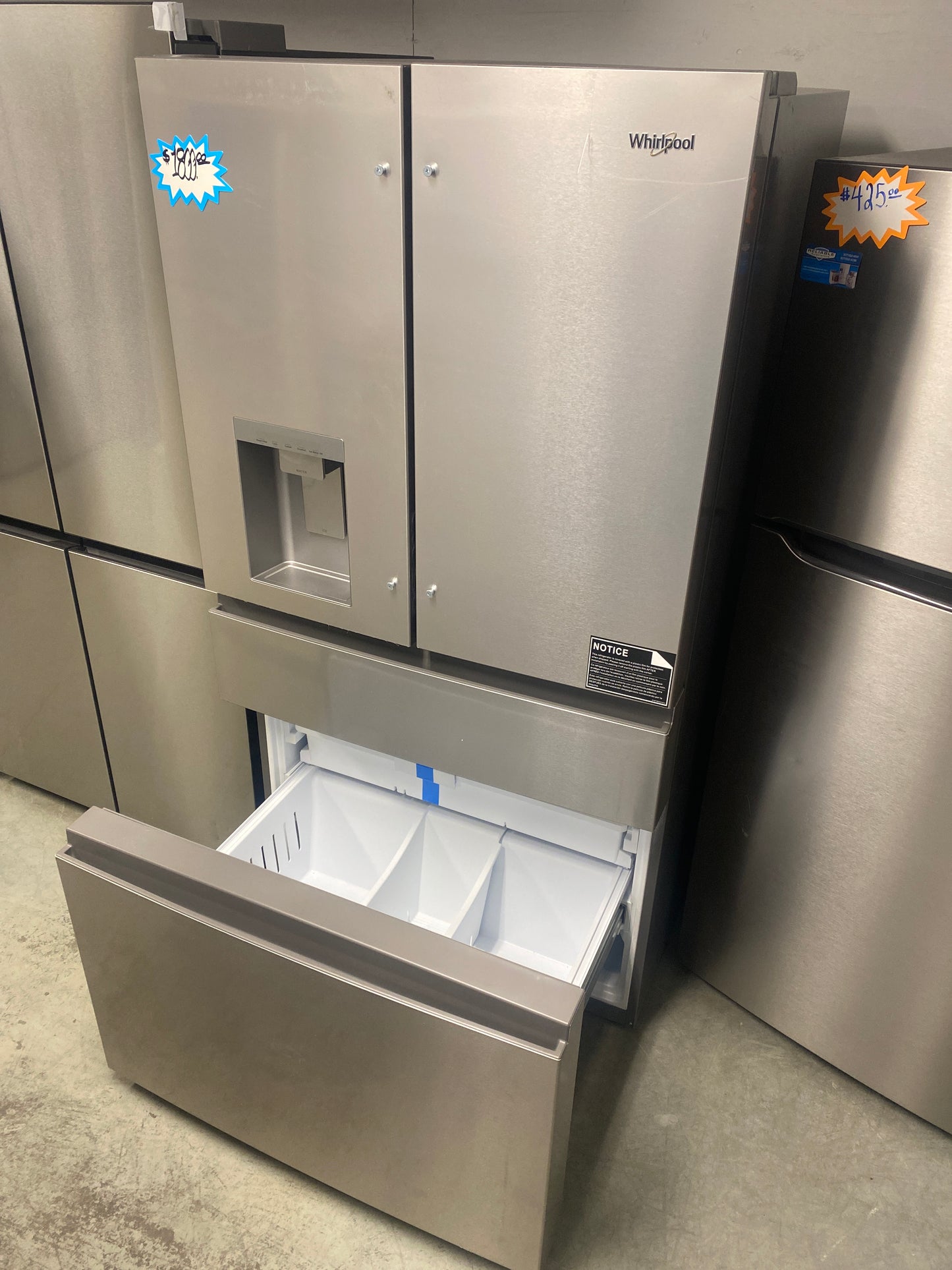 Whirlpool 29.0 cu. ft. 4-door Stainless Steel Refrigerator