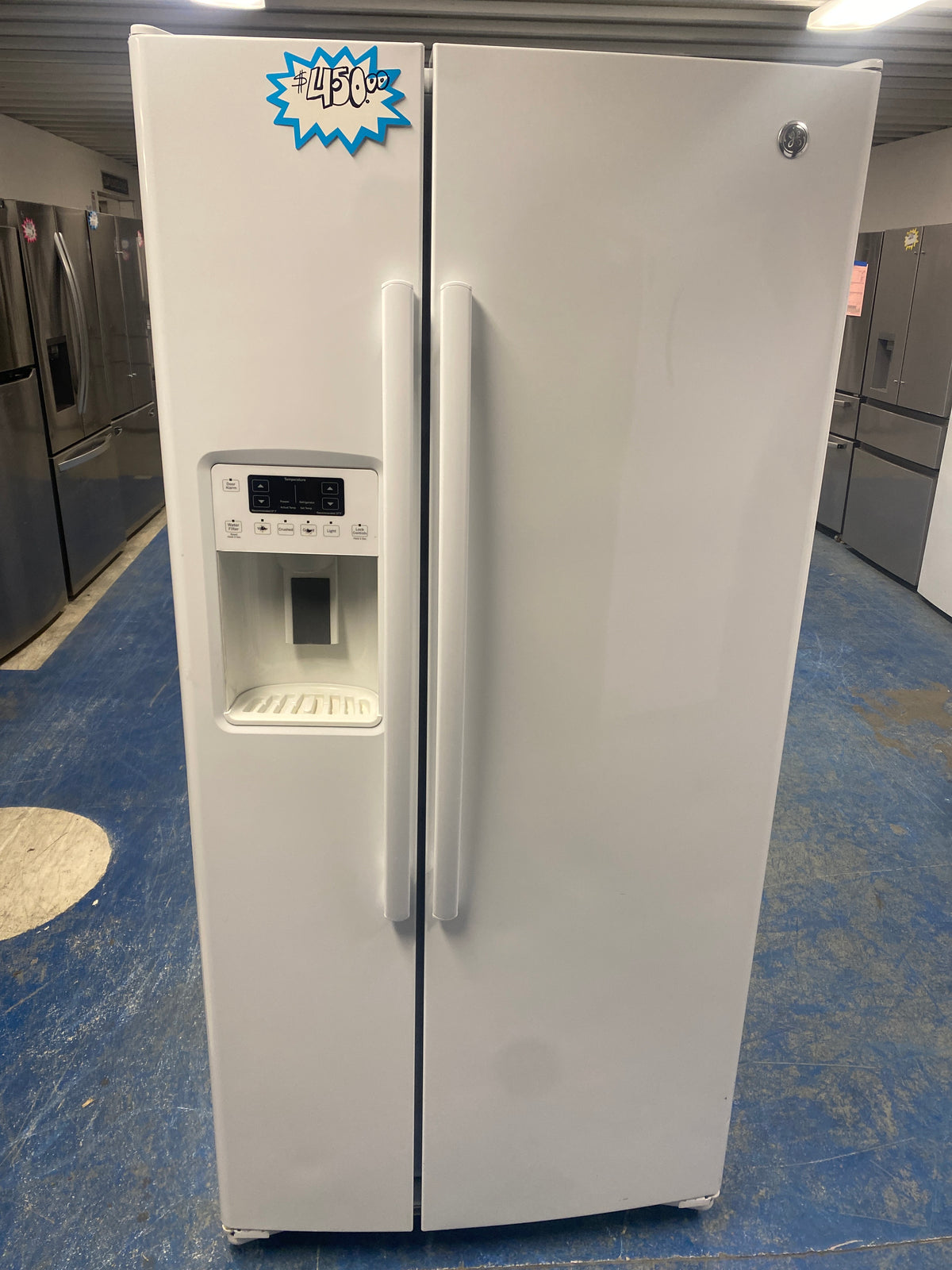 GE 36” wide Side-by-Side Refrigerator