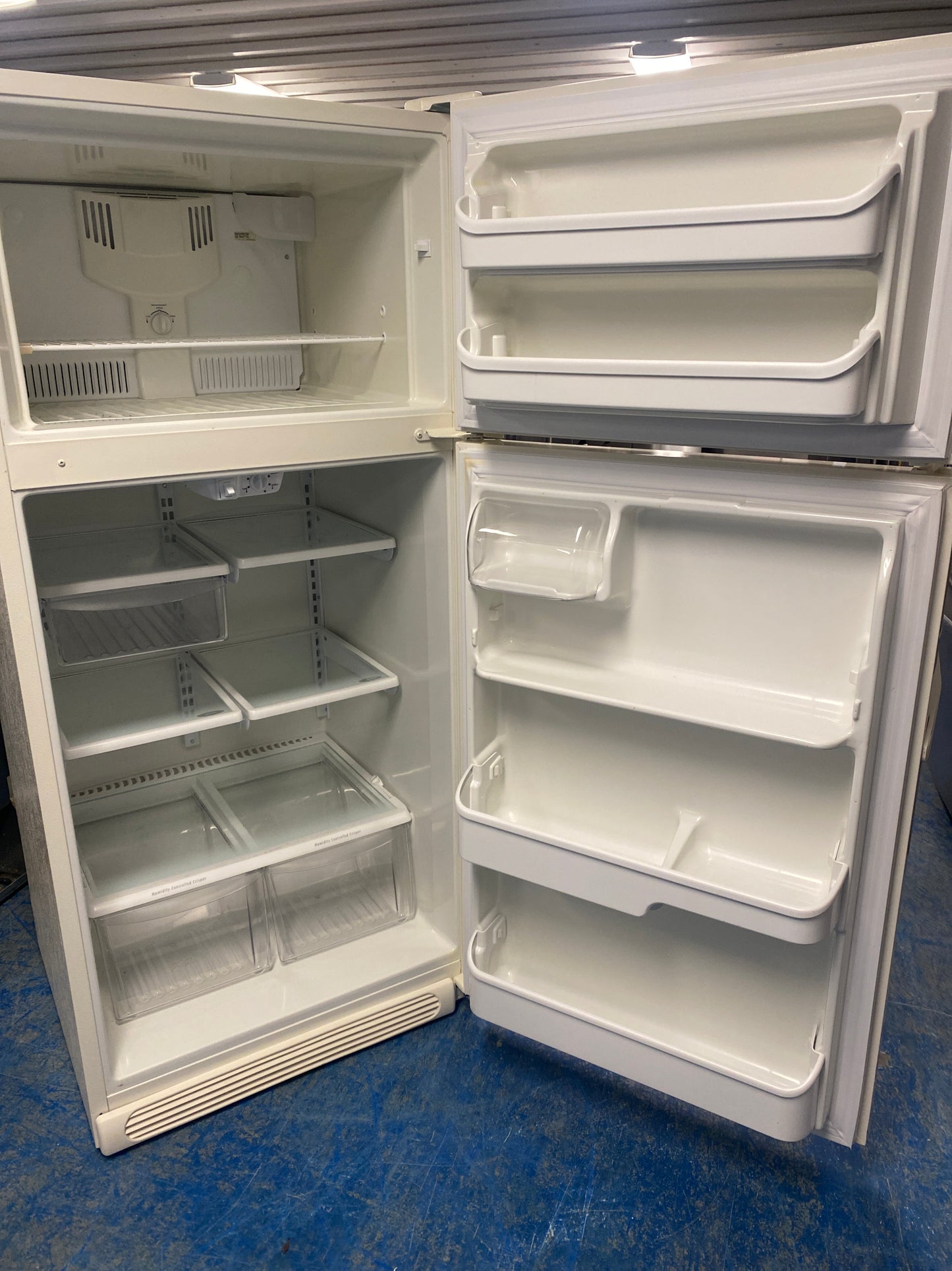 Frigidaire 30” Wide Top Freezer “almond” Refrigerator