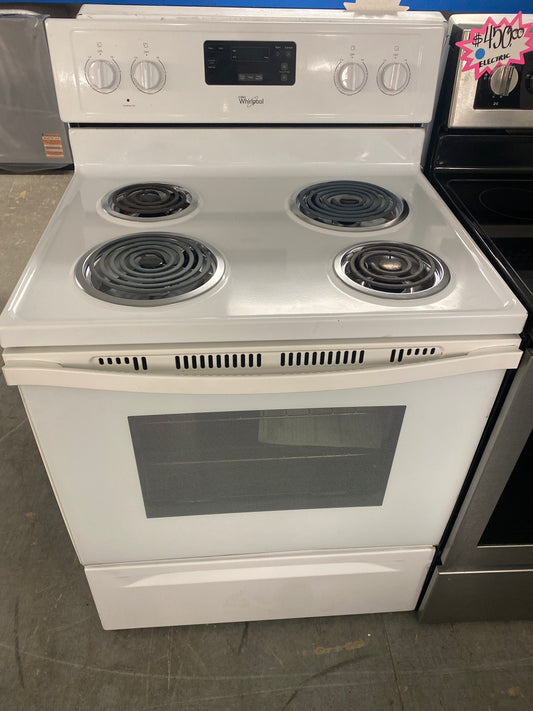 Whirlpool 4-Burner Coil Top Electric Range
