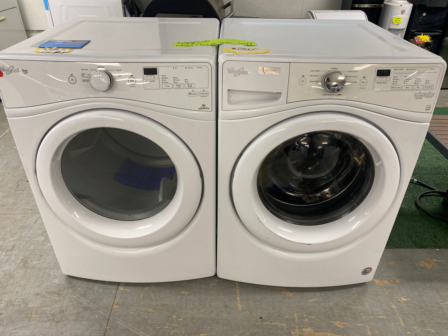 Whirlpool front-load Washer & Natural Gas Dryer Set