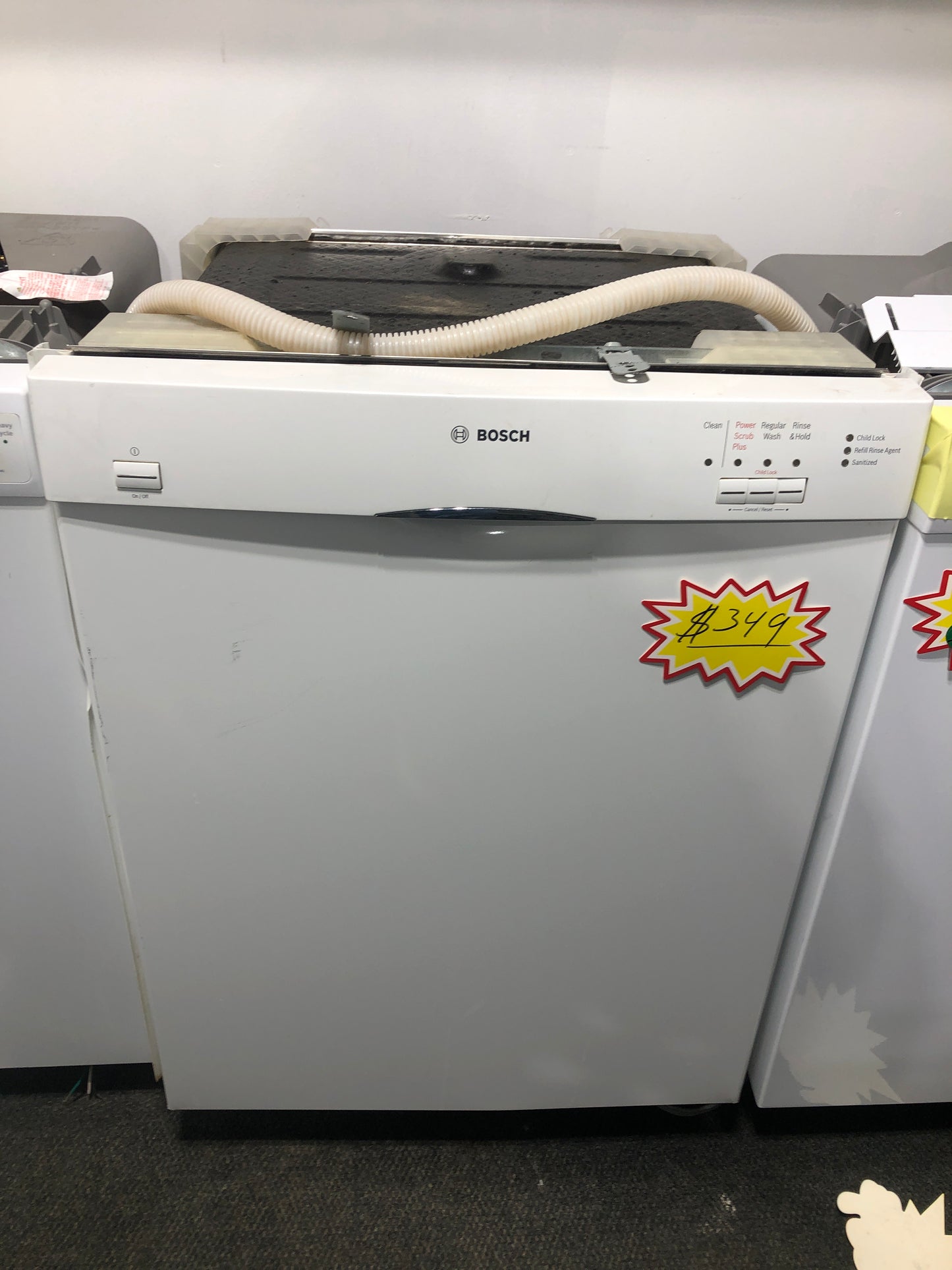 24” White Bosch Dishwasher