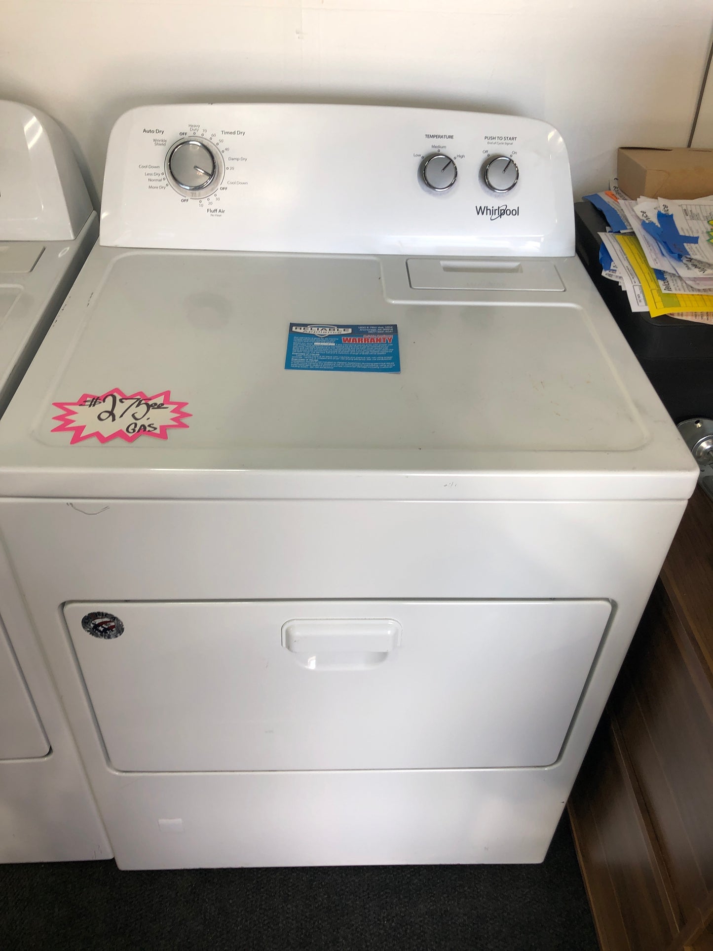 Whirlpool Gas Dryer