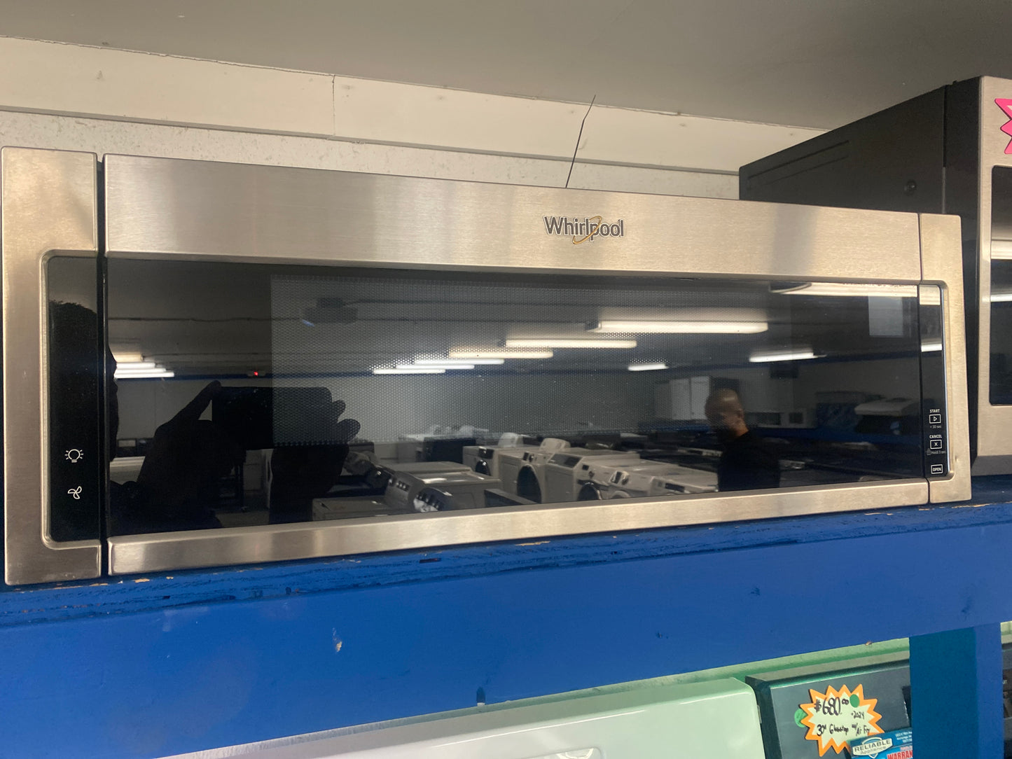 Whirlpool 30” Low-Profile Over-the-Range Microwave