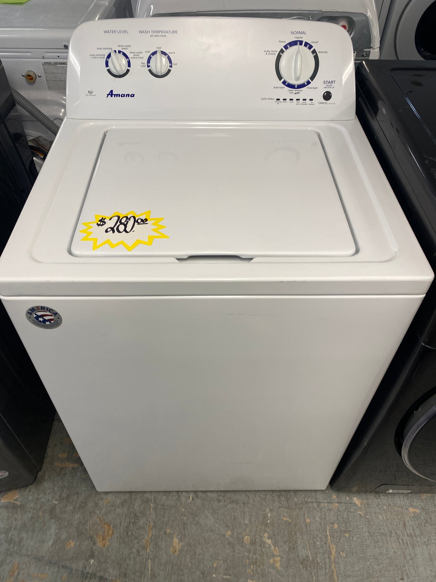 Amana Top Load Washer