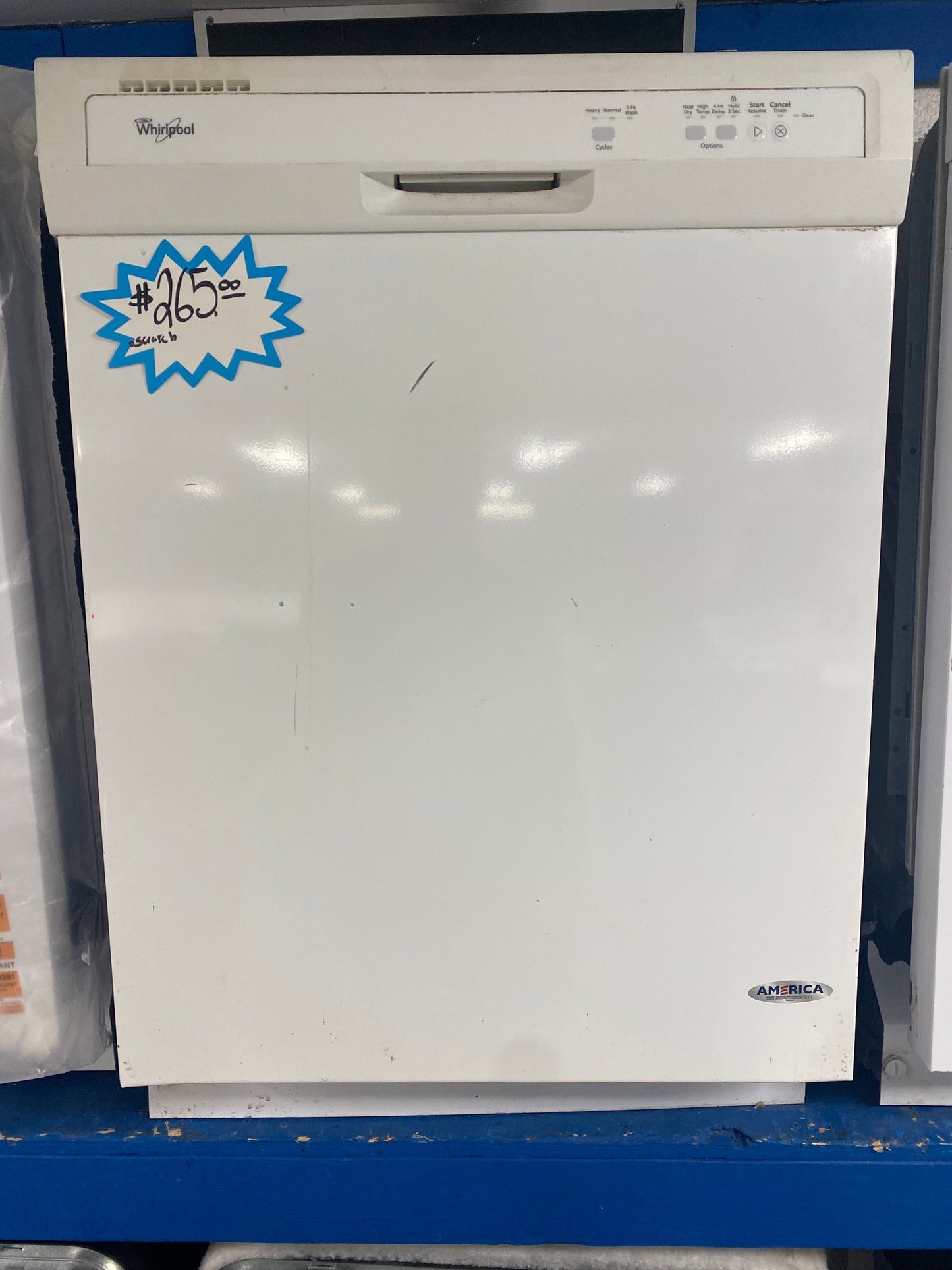 Whirlpool 24” Front Control Dishwasher