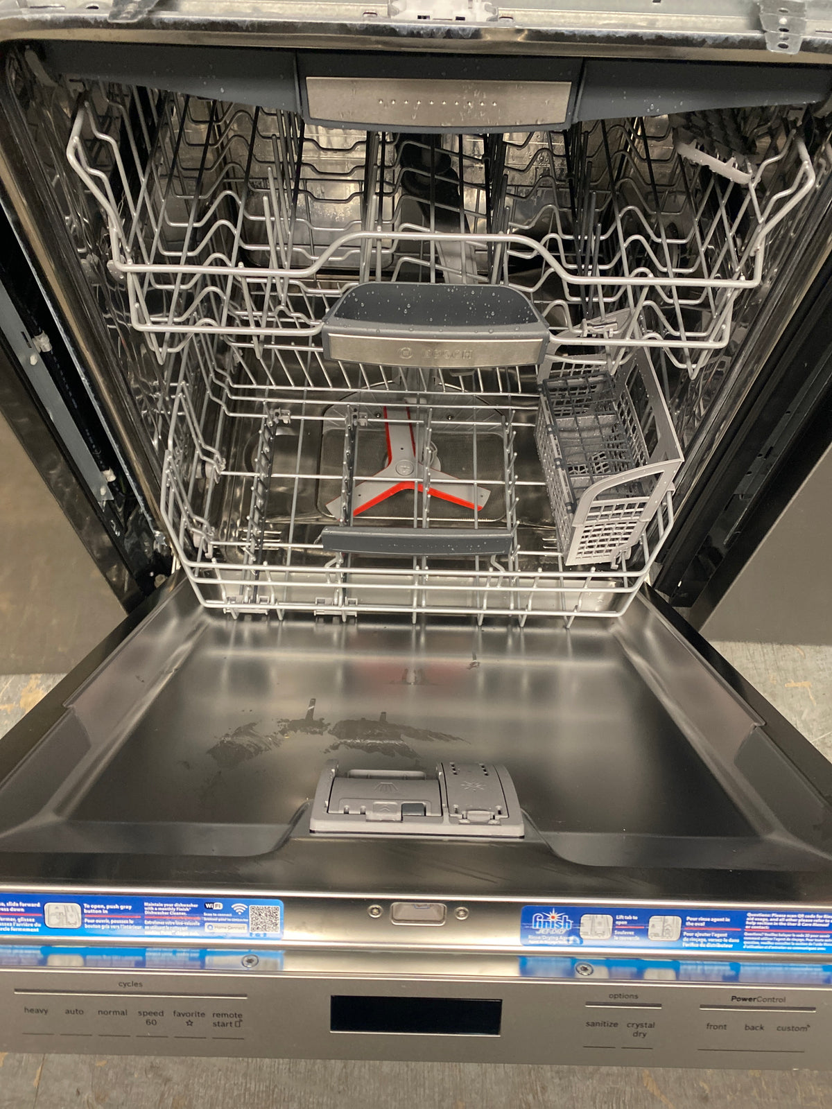 Bosch 24” Top Control stainless Steel Dishwasher w/ 3rd rack