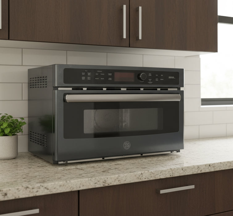 GE Profile 27-inch, 1.7 cu. ft. Built-In Microwave Oven with Convection