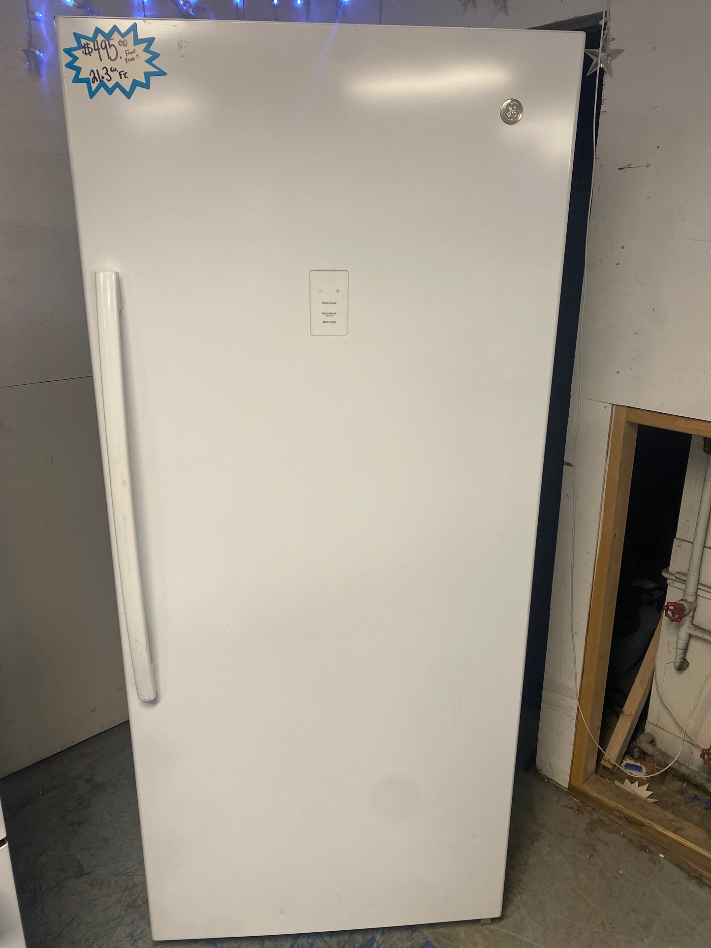 GE 21.3 cu. ft. Upright Freezer