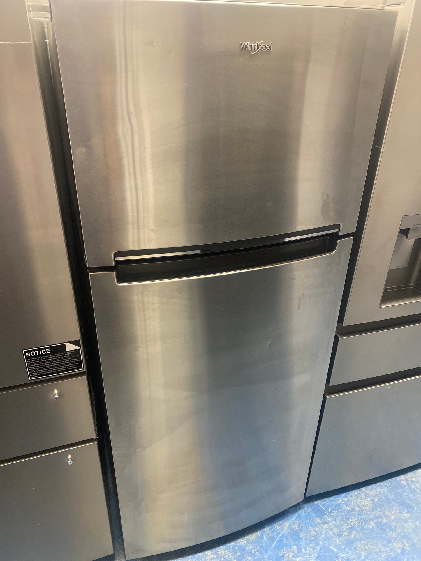 Whirlpool 30” wide, Top Freezer Refrigerator