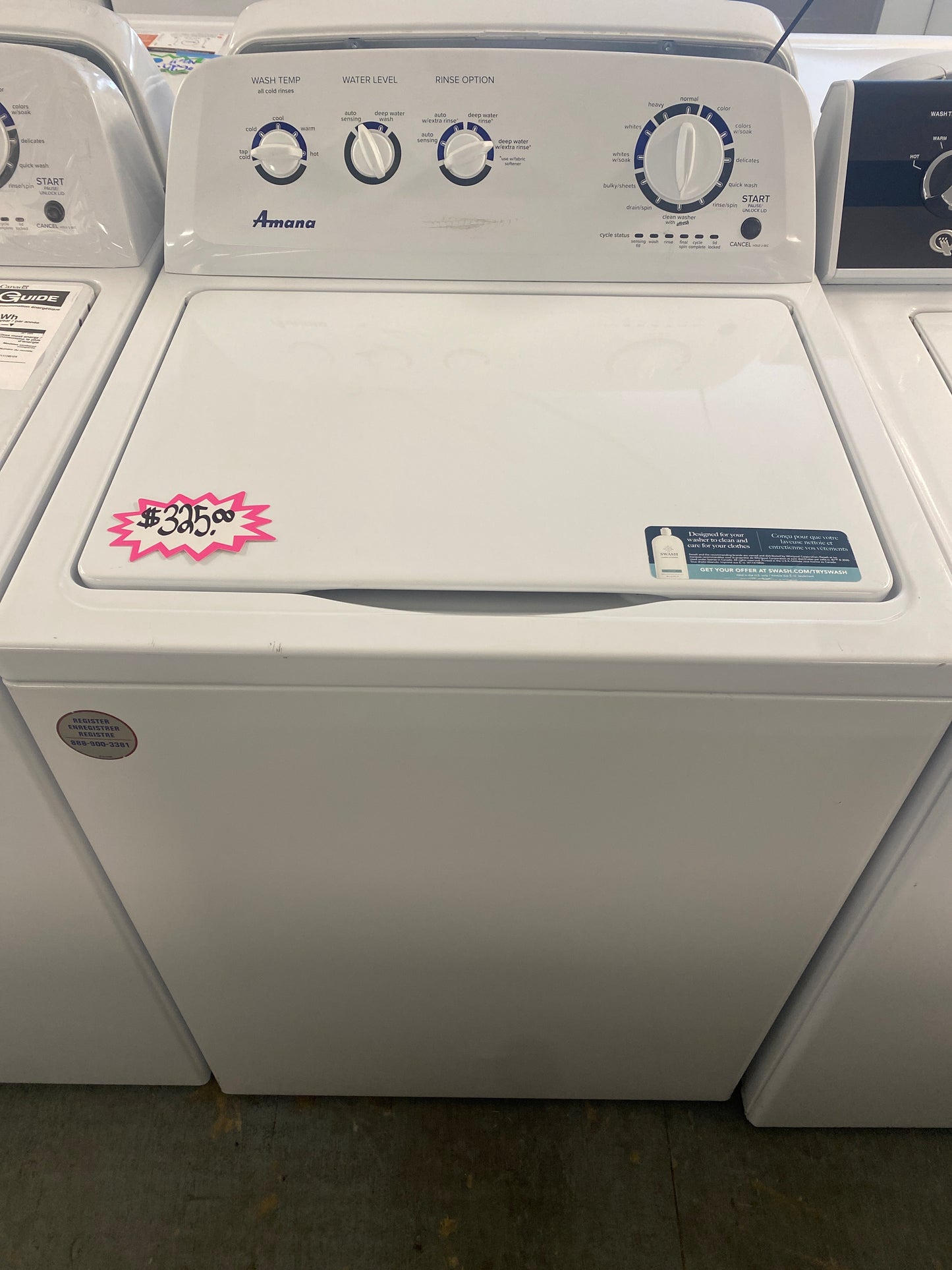 Amana Top Load 4.5 cu. ft. Washer