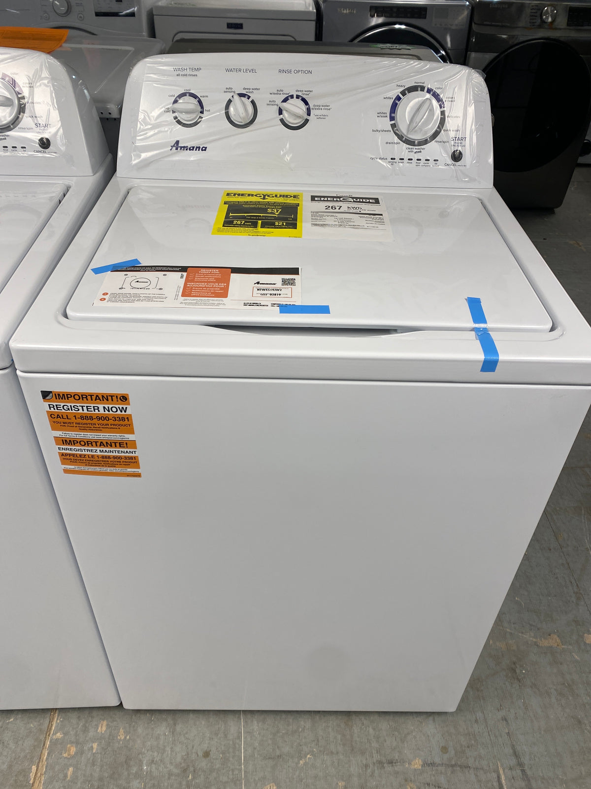 New!!! Amana Top-Load Washer