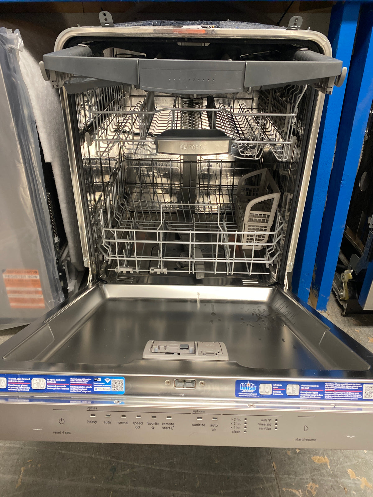 Bosch 24” Stainless Steel Top Control Dishwasher
