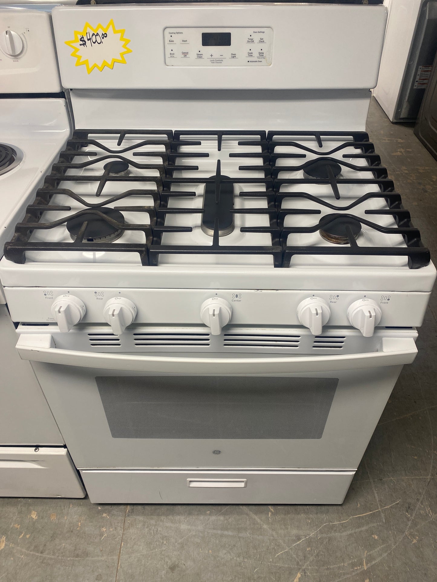 GE 5-Burner Natural Gas Range