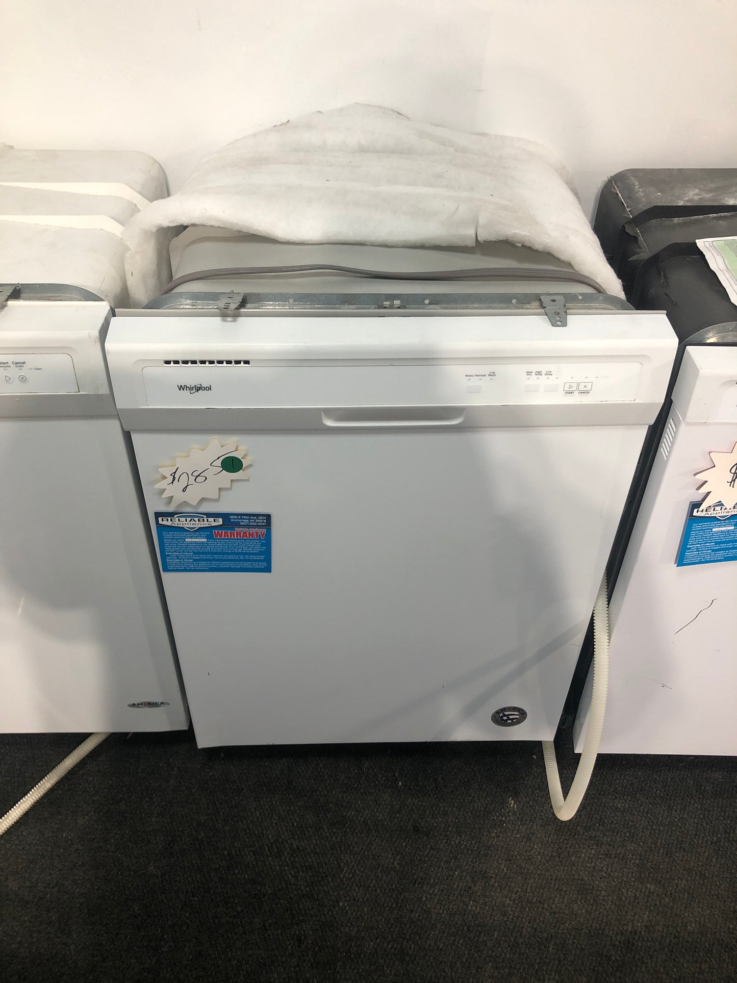 Whirlpool 24” White Dishwasher