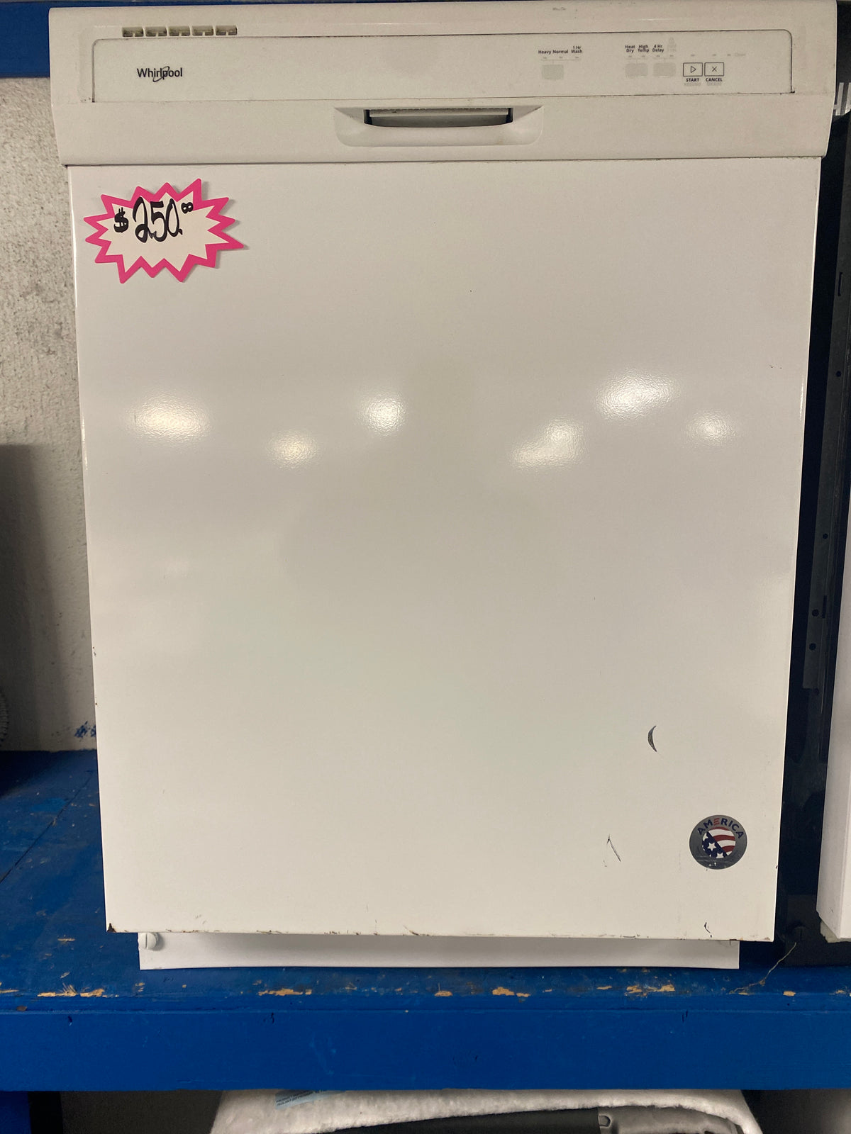 Whirlpool 24” Front-Control White Dishwasher